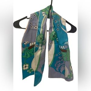 VINTAGE silk scarf